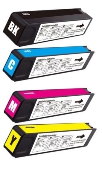 Compatible HP 981X Full Set Of 4 High Capacity Ink Cartridges Black/Cyan/Magenta/Yellow